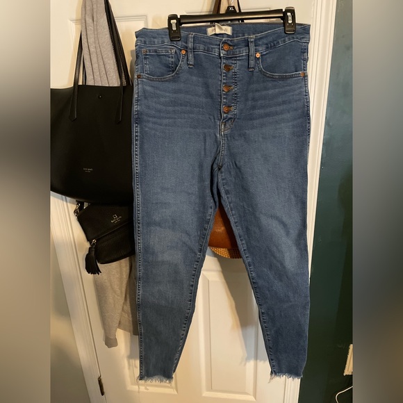 Madewell Jeans light Denim 10” high rise skinny - Picture 1 of 10